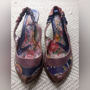 Irregular Choice Purple And Pink Mini Heel